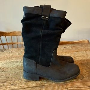 Ugg Boots Leather & Suede Warm & Cozy Fur lined Sz:7